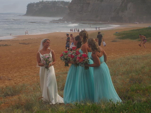 Beautiful bride in beautiful setting - Bilgola Beach, Sydney