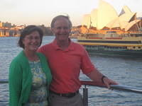 IMG 0Becky (Ernie's sister) and husband Tom in front of Sydney Opera House