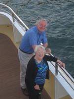 John and Nina on Dinner Cruise boat